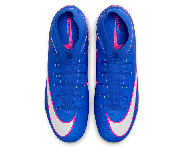 Nike Nike Mavi Futbol ayakkabısı Kramponlar MERCURIAL SUPERFLY 10 ACAD FG/MG Korayspor'da! Mavi - 5. görsel