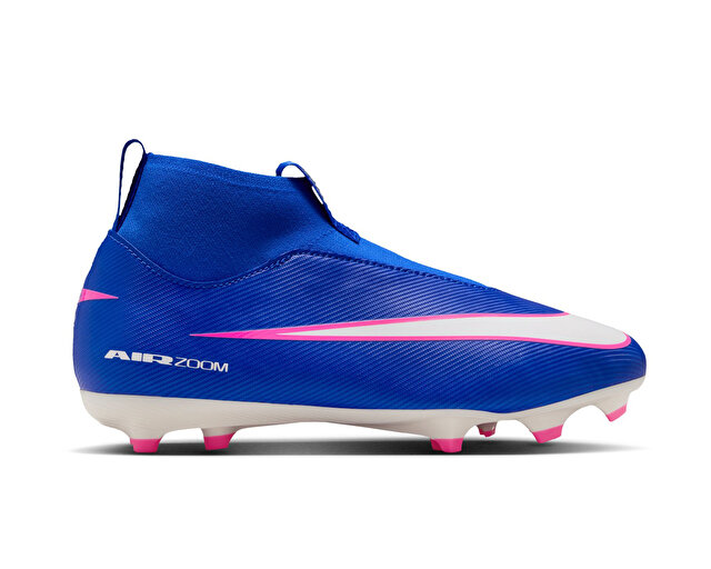 Nike Nike Mavi Futbol ayakkabısı Kramponlar JR MERCURIAL ZOOM SUPERFLY 10 ACAD FGMG Korayspor'da! Mavi - 2. görsel