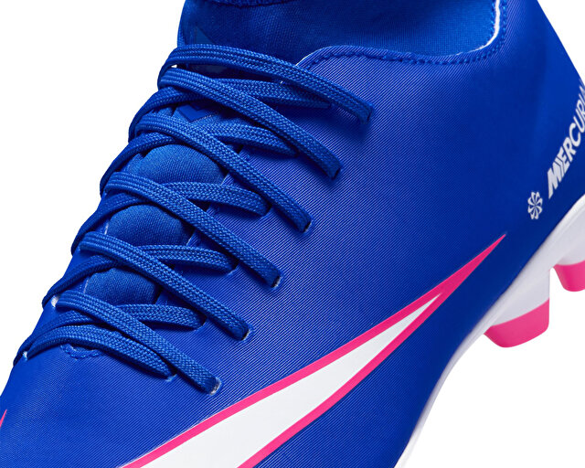 Nike Nike Mavi Futbol ayakkabısı Kramponlar JR MERCURIAL SUPERFLY 10 CLUB FG/MG Korayspor'da! Mavi - 8. görsel