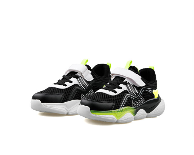 Pepino Ayakkabı Günlük FY24 1651 Sıyah Fosfor Sarı Beyaz - Görsel 4