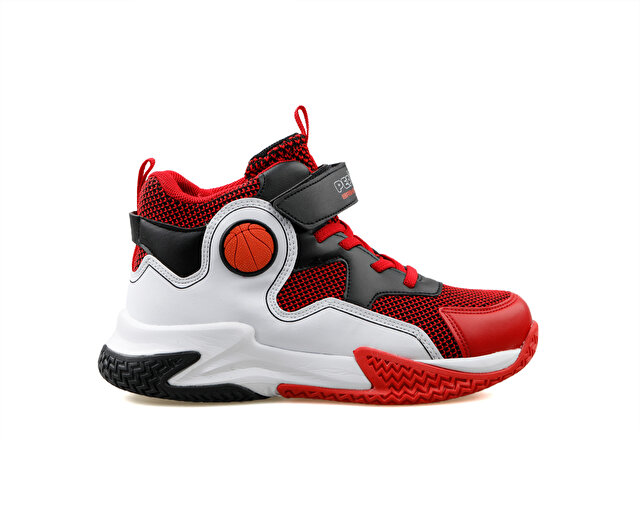 Pepino Basketbol Ayakkabısı Fy24 1656 Kırmızı Beyaz Siyah - Görsel 2