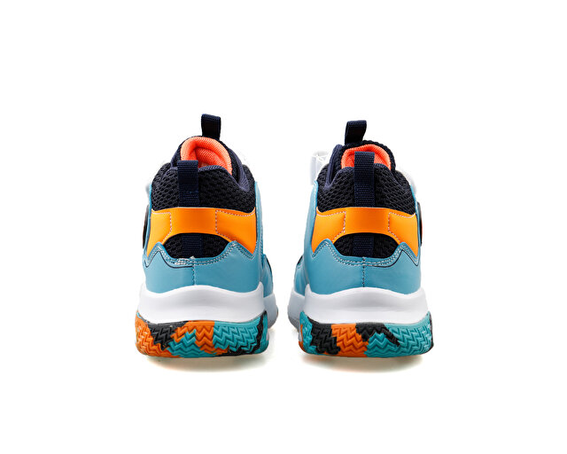 Pepino Basketbol Ayakkabısı Fy24 1656 Lacivert Turkuaz Fosfor Turuncu - Görsel 5