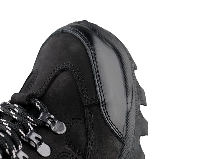 Scooter Ayakkabı Outdoor Ayakkabısı Nubuk Siyah - Görsel 7