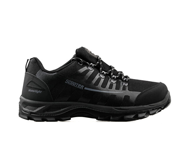 Scooter Ayakkabısı Trekking Bot ve Ayakkabıları Tekstil Siyah - Görsel 2