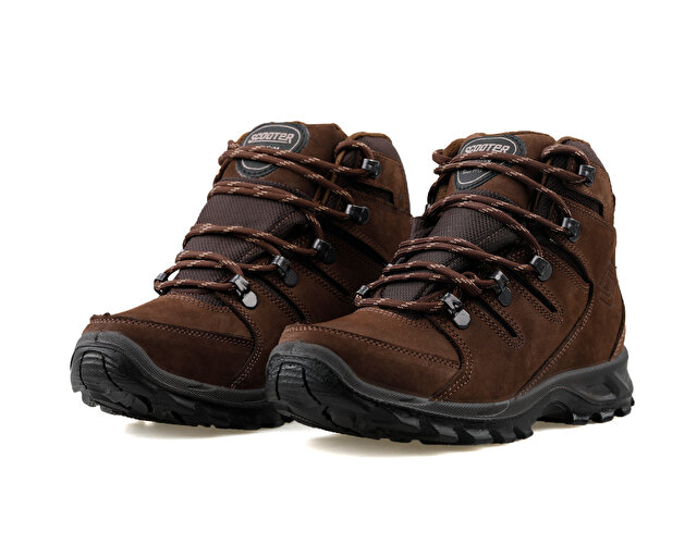 Scooter Ayakkabı Outdoor Ayakkabısı Nubuk Kahve - Görsel 4