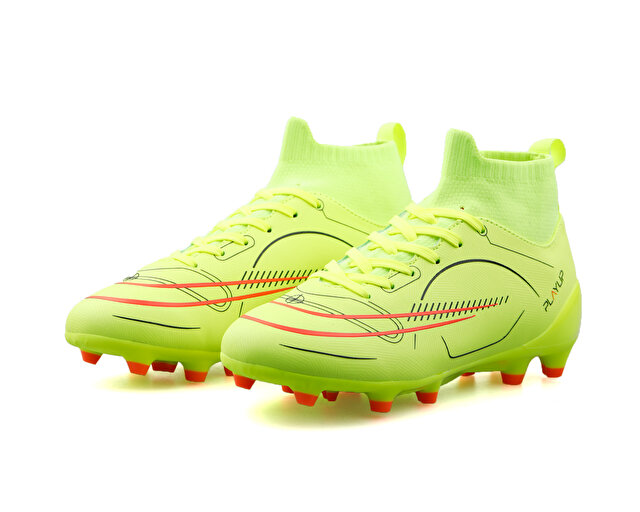 Playup Futbol ayakkabısı Kramponlar Gk 241 132 Neon Sarı - Görsel 4