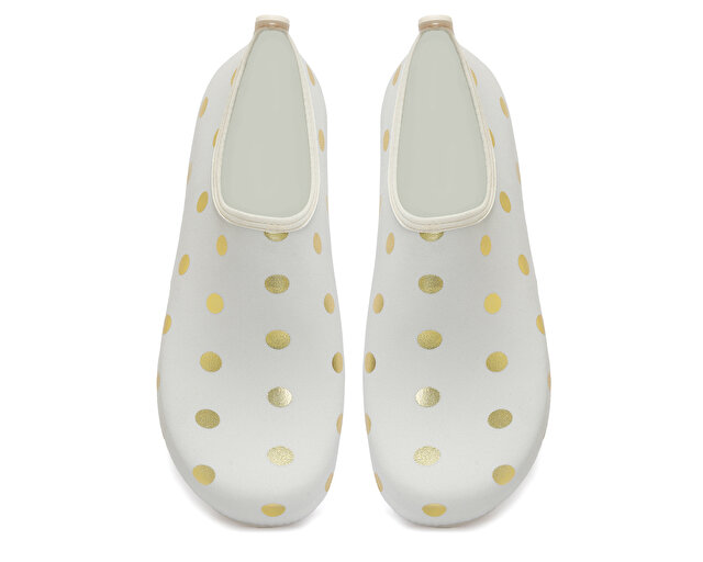 Peluche Ayakkabı Sandaletler GOLD DOT - Görsel 4