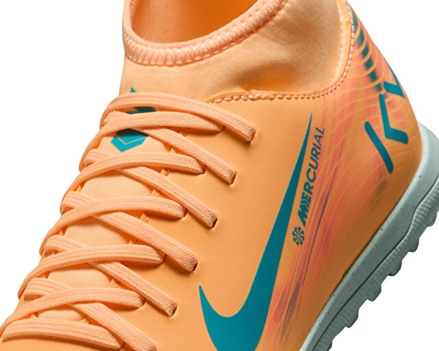 Nike Futbol ayakkabısı Halı Saha JR MERCURIAL SUPERFLY 10 CLUB KM TF - Görsel 8