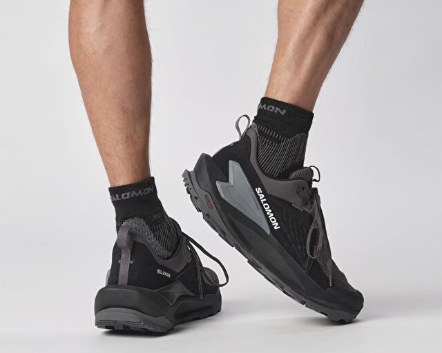 Salomon Salomon Gri Ayakkabısı Trekking Bot ve Ayakkabıları ELIXIR GTX Outdoor Ayakkabı | Korayspor Gri - 3. görsel