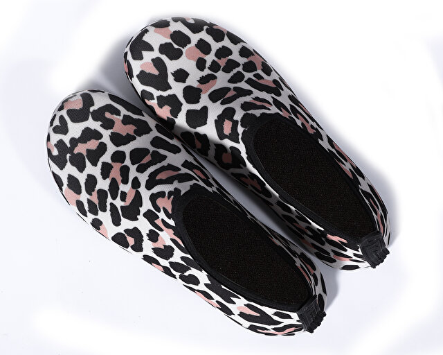 Peluche Ayakkabı Sandaletler LEOPARD - Görsel 5