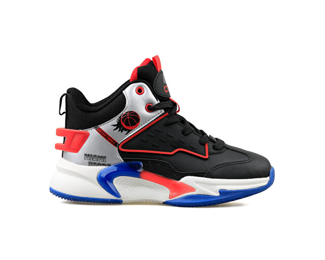 Cool Kids Ayakkabı Basketbol London Flt Siyah Kırmızı - Görsel 2