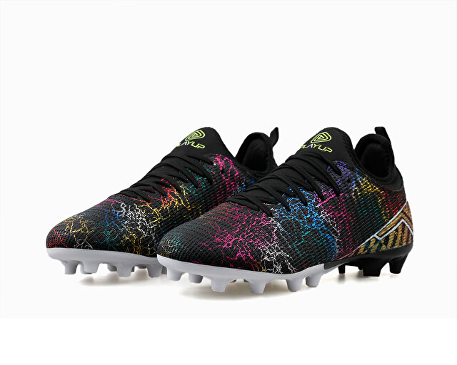 Playup Futbol ayakkabısı Kramponlar Mk 242 129 Siyah - Görsel 4