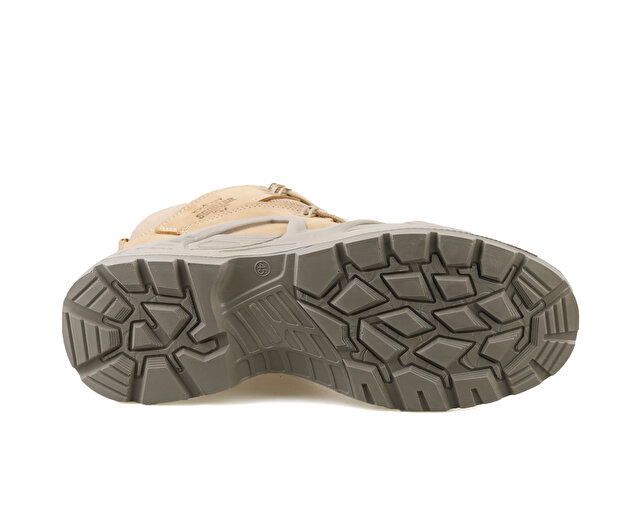 Scooter Ayakkabı Bot Nubuk Deri Bej - Görsel 6