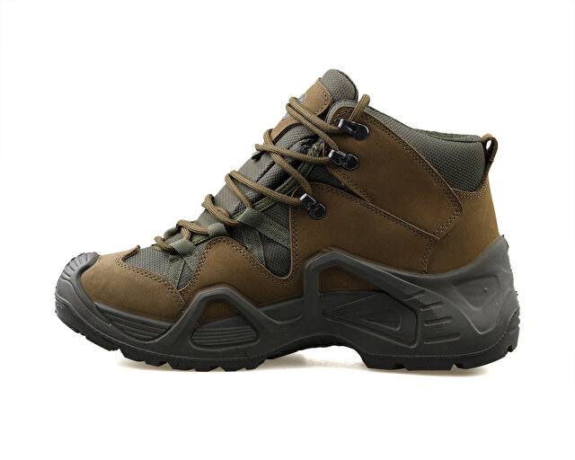 Scooter Ayakkabı Bot Nubuk Deri Haki - Görsel 3