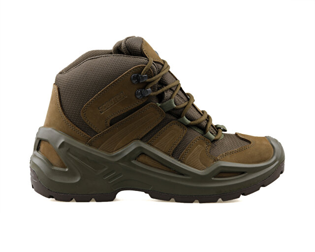 Scooter Ayakkabı Outdoor Ayakkabısı Nubuk Haki - Görsel 2