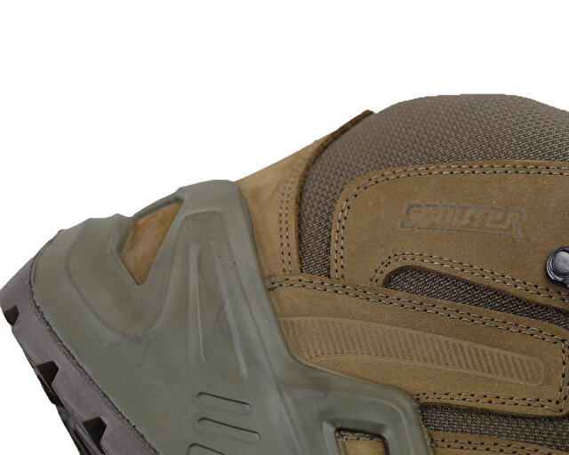 Scooter Ayakkabı Outdoor Ayakkabısı Nubuk Haki - Görsel 8