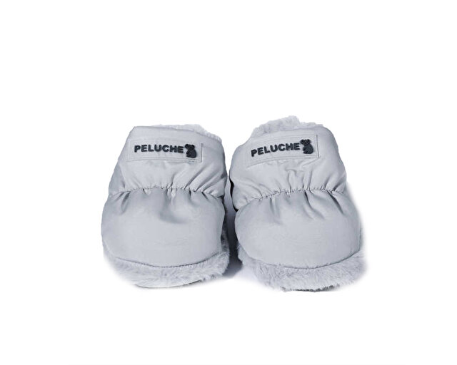 Peluche Ayakkabı Terlik Grey Parachute Child Slipper - Görsel 4