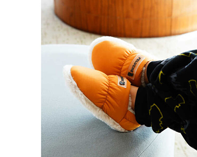 Peluche Ayakkabı Terlik Tile Parachute Child Slipper - Görsel 8