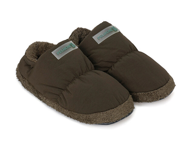 Peluche Ayakkabı Terlik Khaki Parachute Men Slipper - Görsel 4