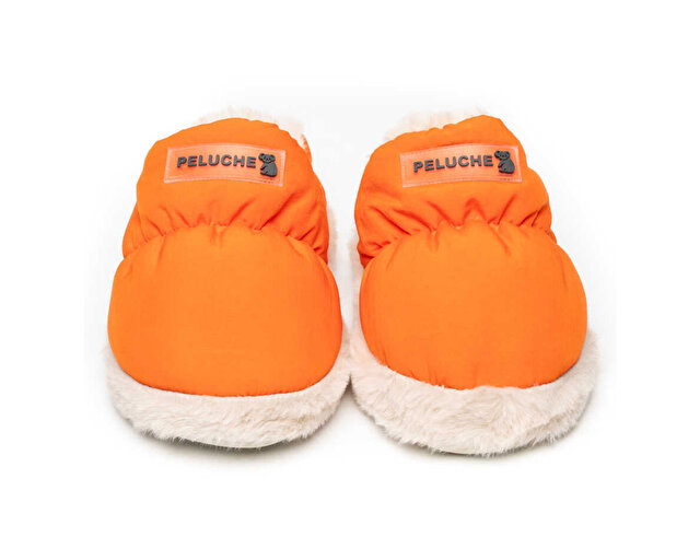 Peluche Ayakkabı Terlik Orange Parachute Women Slipper - Görsel 3