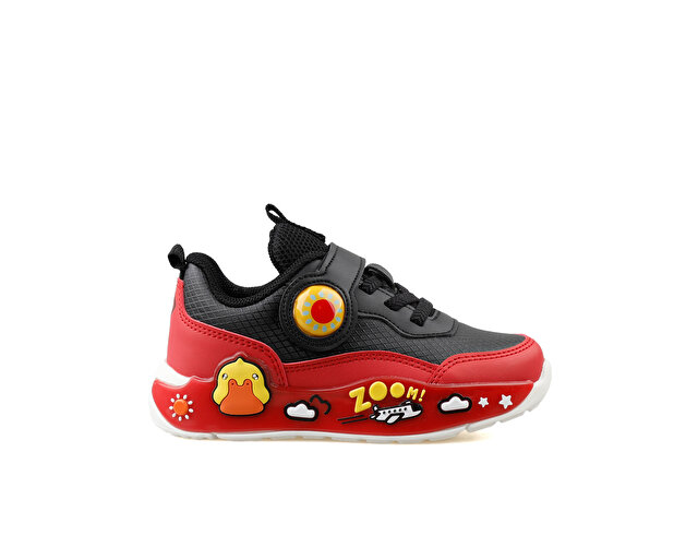 Pepino Ayakkabı Günlük Pk24 1739 Siyah Kırmızı - Görsel 2