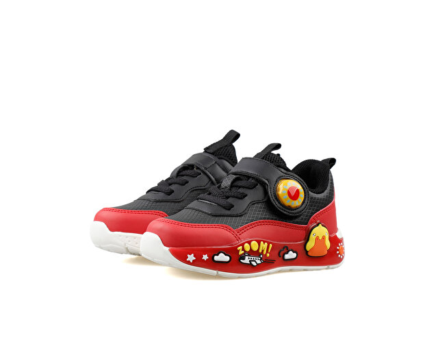 Pepino Ayakkabı Günlük Pk24 1739 Siyah Kırmızı - Görsel 4