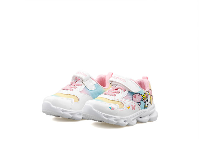 Pepino Ayakkabı Günlük Py24 1373 Beyaz Pembe - Görsel 4