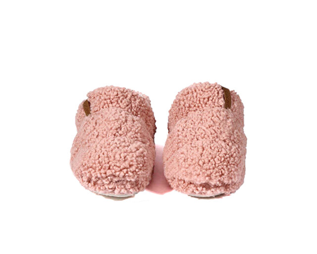 Peluche Ayakkabı Terlik Pink Teddy Women Slipper - Görsel 3