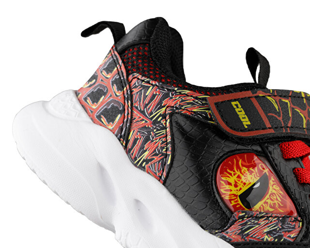 Cool Kids Ayakkabı Günlük Toyo Flt Siyah Kırmızı - Görsel 8