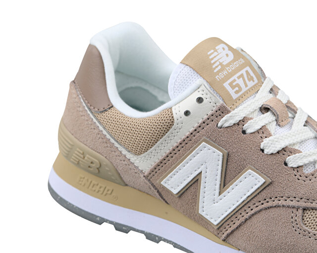 New Balance Ayakkabı Günlük 574 Krem Modeli Koleksiyonu - Görsel 8