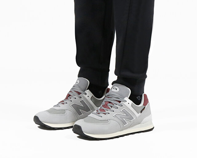 New Balance Ayakkabı Günlük 574 Gri Modeli Koleksiyonu - Görsel 3