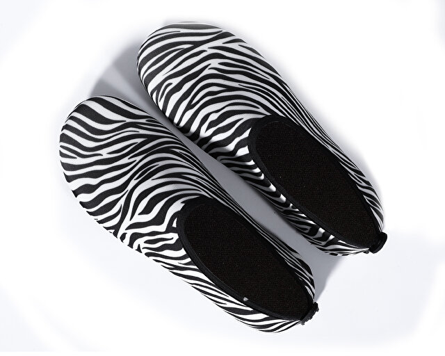 Peluche Ayakkabı Sandaletler ZEBRA - Görsel 4